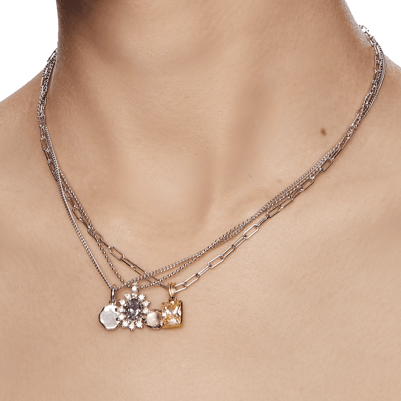 Ожерелье YVMIN Ripples Series S925 Silver Necklace - изображение 4