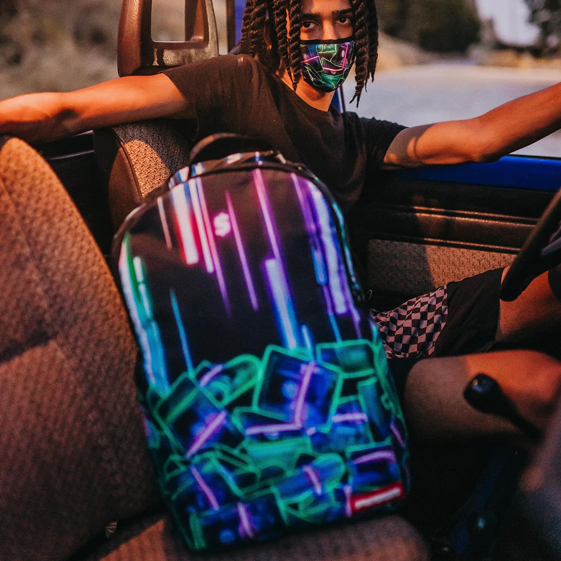 Рюкзак SPRAYGROUND Cyberpunk Neon Backpack - изображение 10