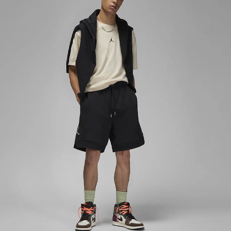Шорты Jordan Logo Drawstring Shorts Black - изображение 2