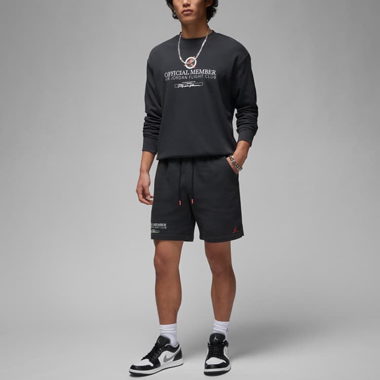Шорты Jordan Flight Mvp Grey Black - изображение 3