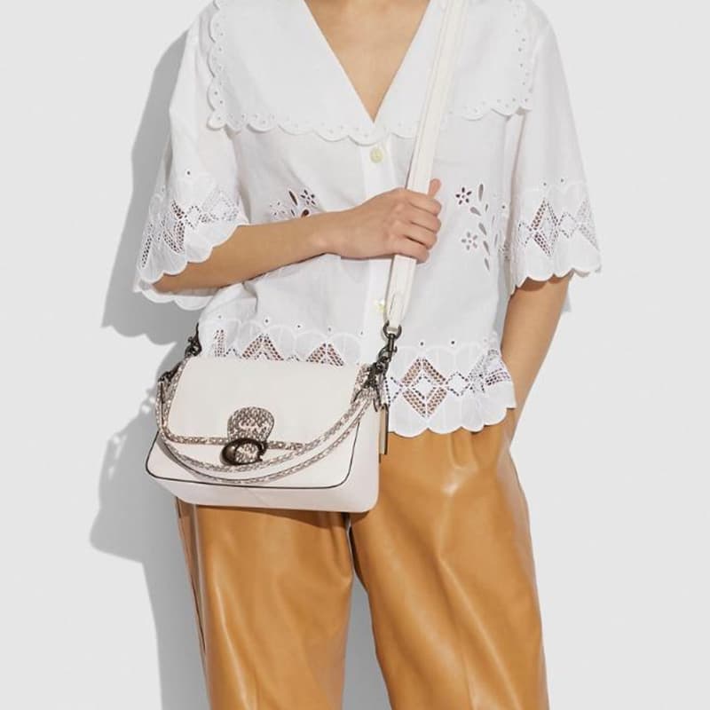 Сумка COACH Tabby 26 Pink White - изображение 5