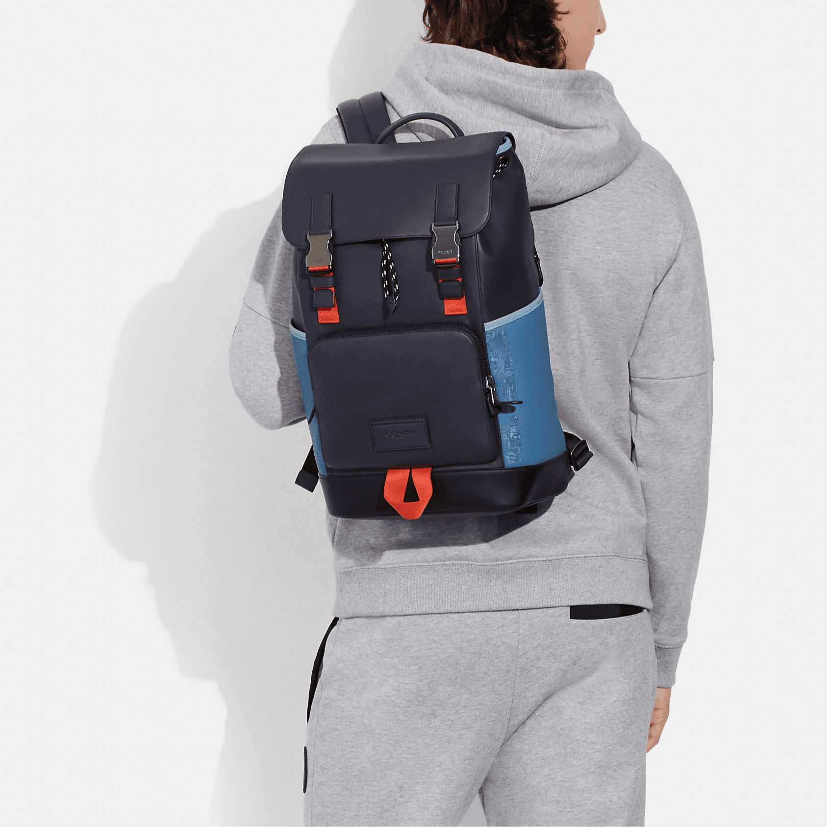 Рюкзак COACH Track 27 Midnight Blue - изображение 5