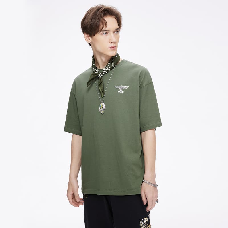 Футболка Boy London Wing Print T-Shirt Green - изображение 6