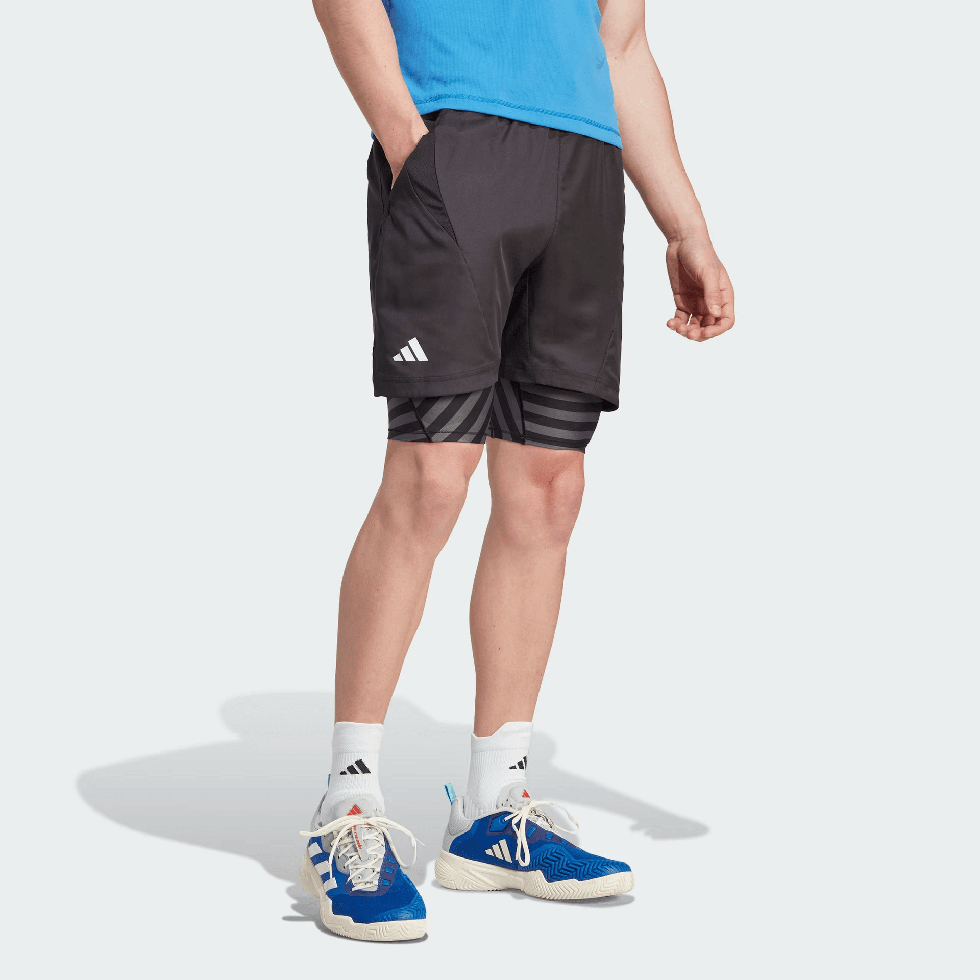 Тренировочные штаны adidas Aeroready Two-In-One Pro Shorts - изображение 3
