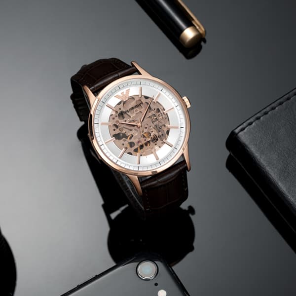 Механические часы EMPORIO ARMANI 43mm AR60039 - изображение 5