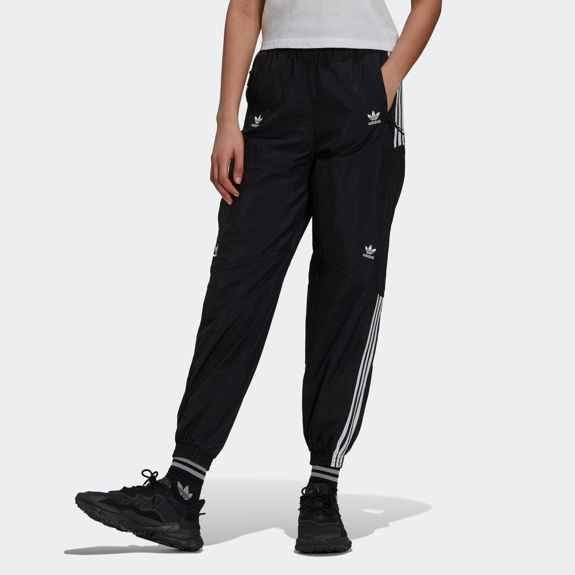 Штаны adidas Originals Track Pants Black - изображение 4