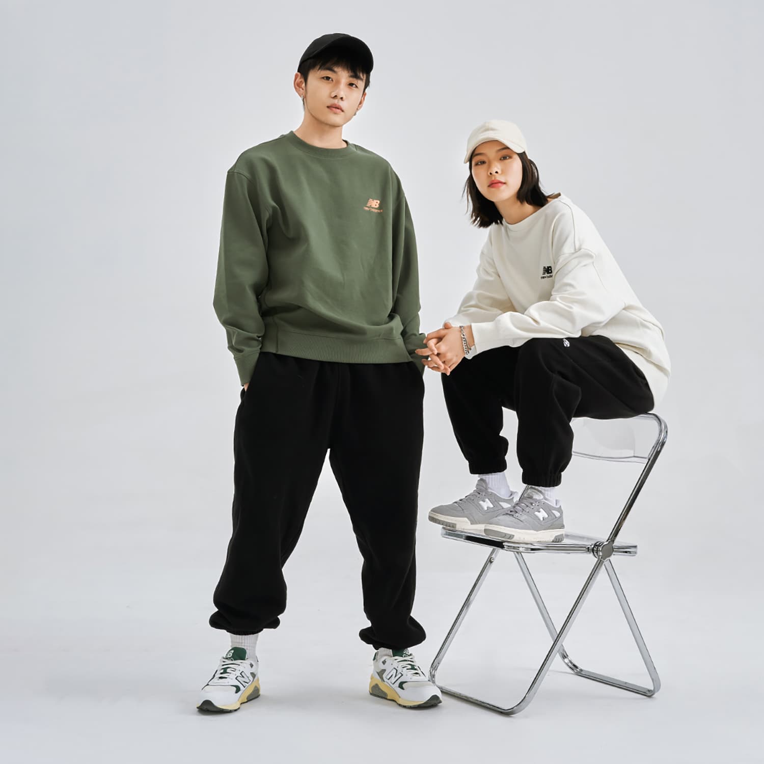 Кроссовки для бега New Balance 580 White Green Yellow - изображение 11