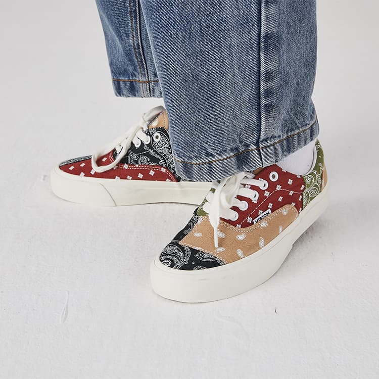 Кроссовки Vision Street Wear Low Top Patchwork Sneakers - изображение 11