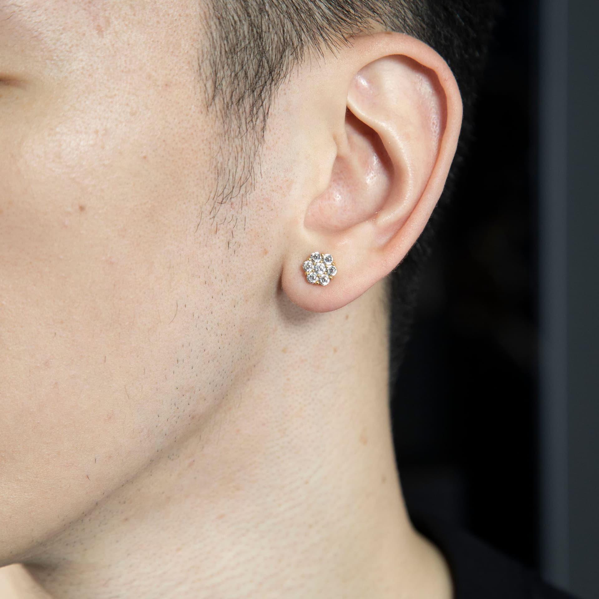 Серьги CASHHOOKED S925 FLOWER EARRING 8MM - изображение 2