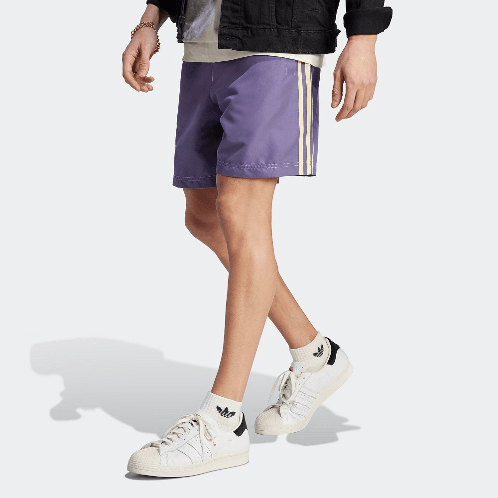 Тренировочные штаны adidas Enjoy Poly Shorts Tech Purple - изображение 2