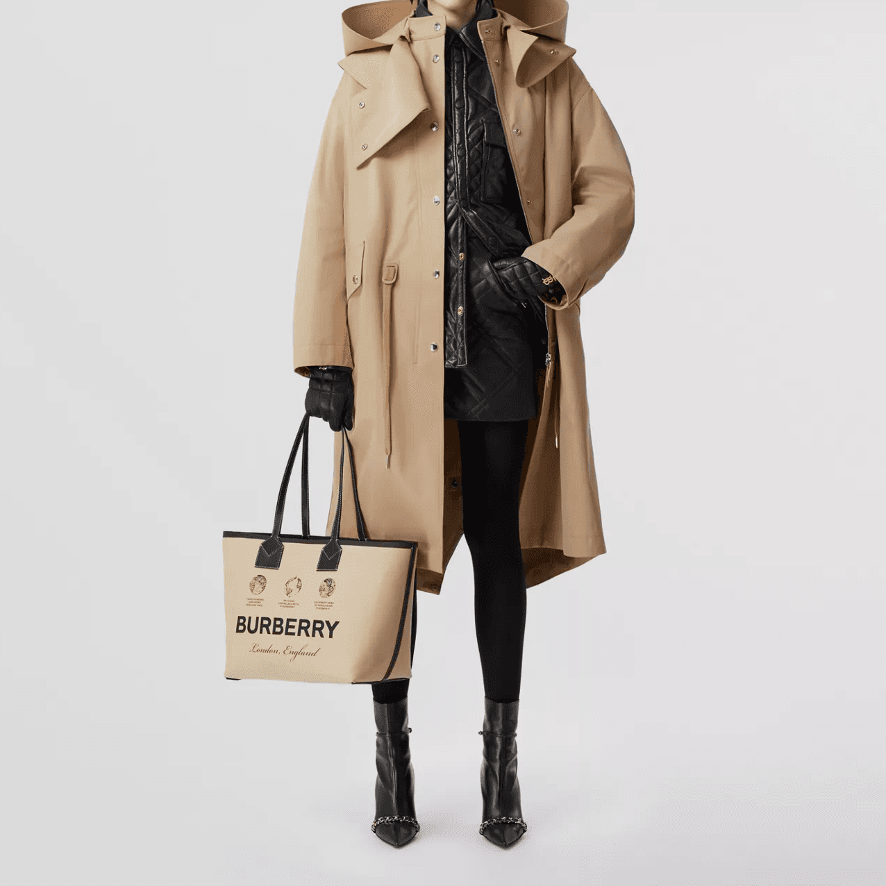 Мини-сумка Burberry Tote Bag - изображение 6
