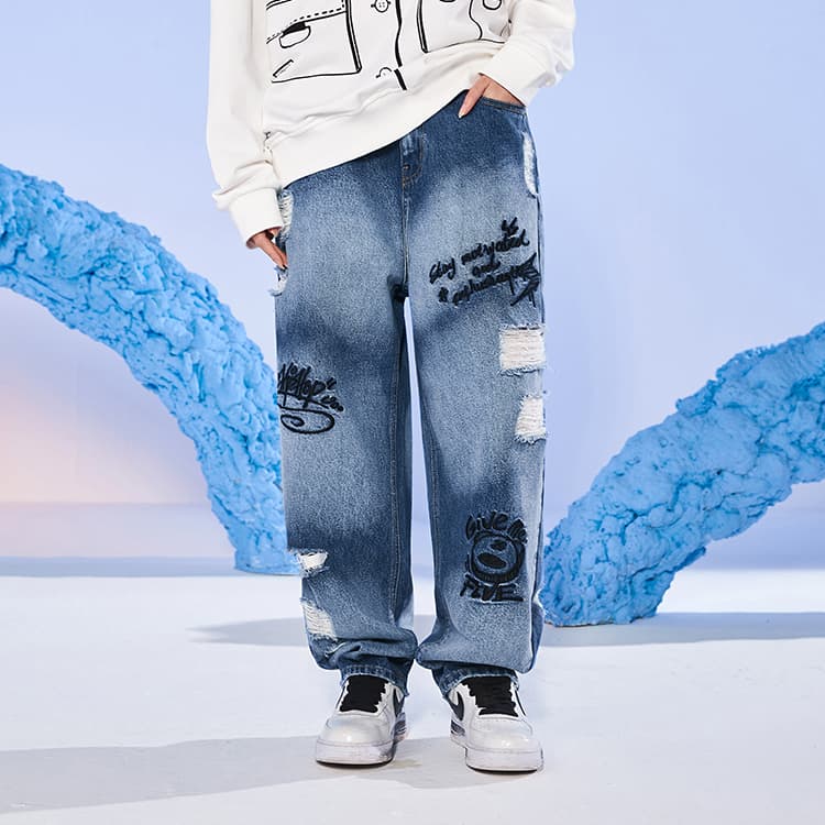 Штаны LAMLICKA Denim Pants - изображение 4