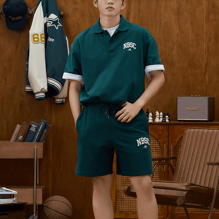 Шорты New Balance Retro Shorts Green - изображение 7