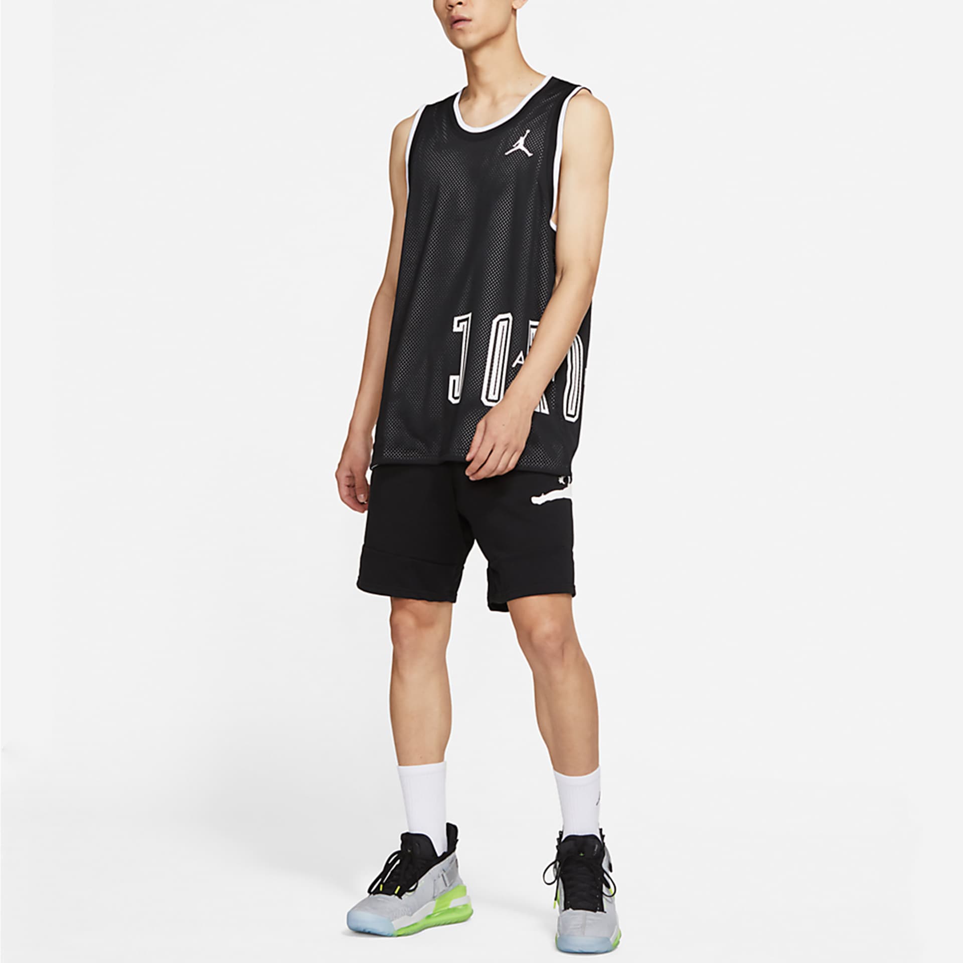 Баскетбольная майка Air Jordan Sport Dna Logo Reversible Basketball Tank Top Black - изображение 5