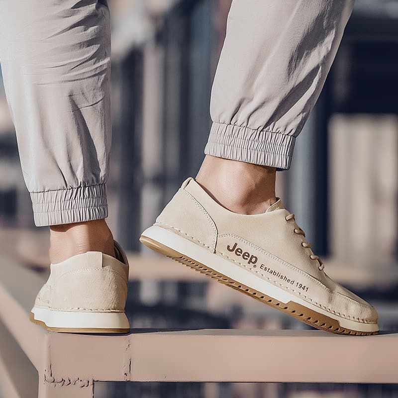 Кроссовки Jeep Low-Top Sneakers Sand - изображение 4