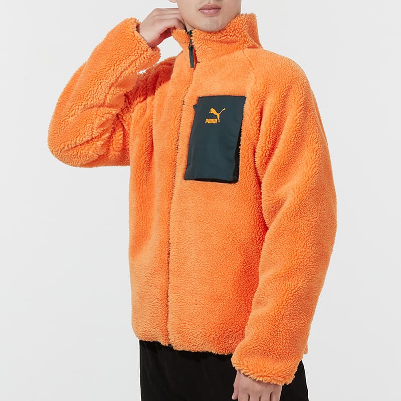 Зимняя куртка пуховик Puma Reversible Sherpa Jacket - изображение 9