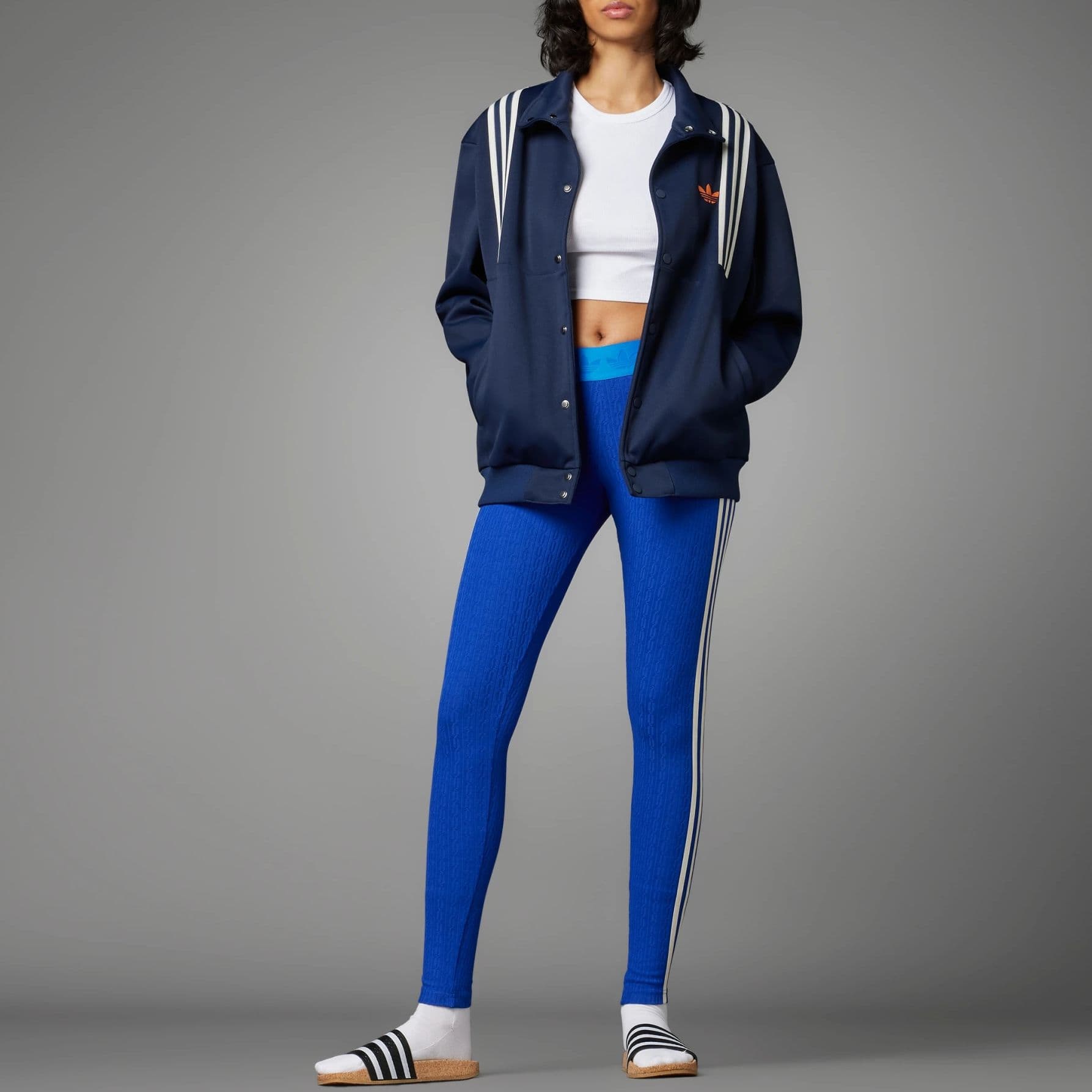 Штаны adidas Originals Adicolor 70s Blue - изображение 4
