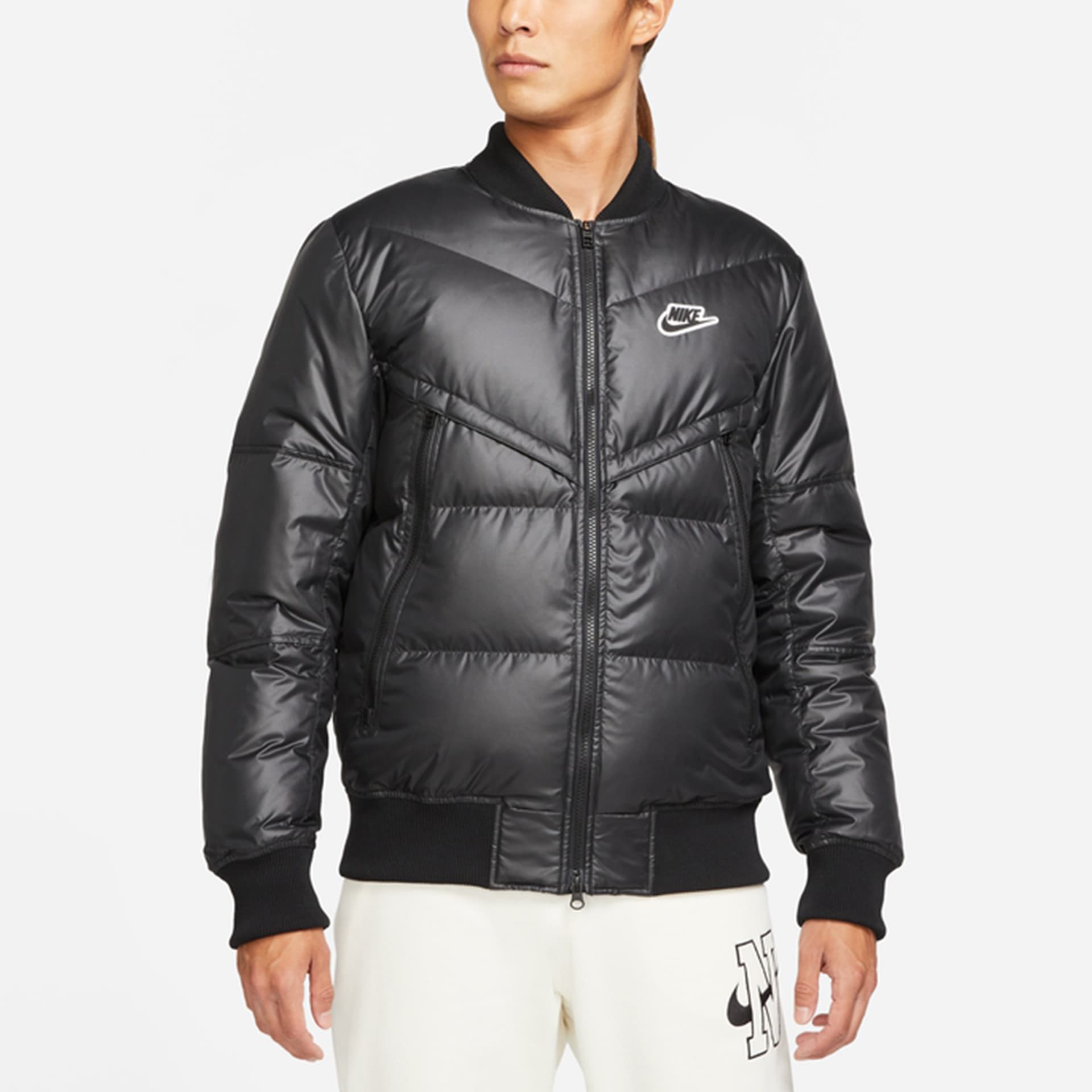 Зимняя куртка Nike Sportswear Down-fill Windrunner Black - изображение 3