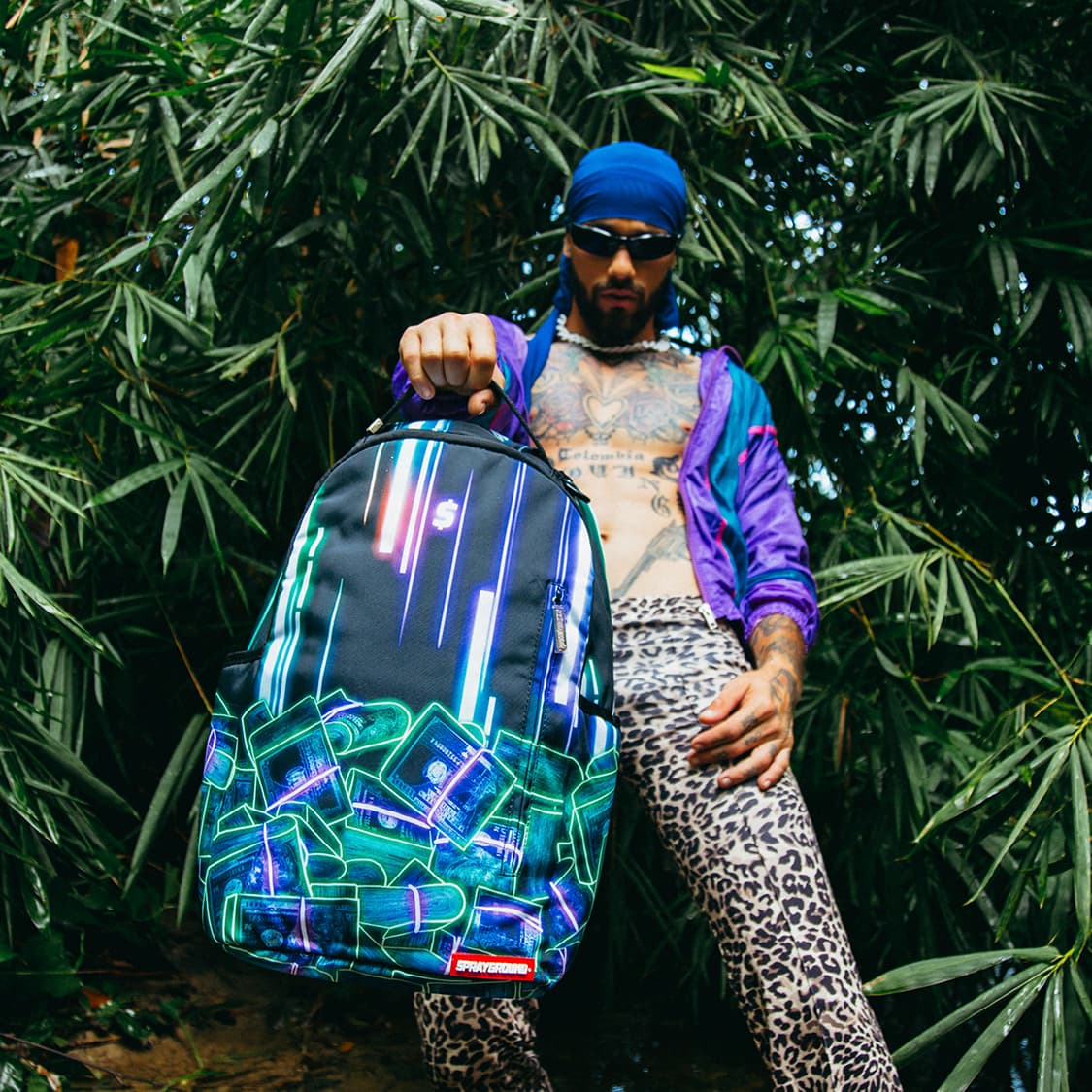 Рюкзак SPRAYGROUND Cyberpunk Neon Backpack - изображение 7
