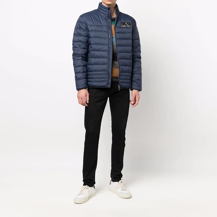Зимняя куртка Emporio Armani EA7 Down Jacket Blue - изображение 6