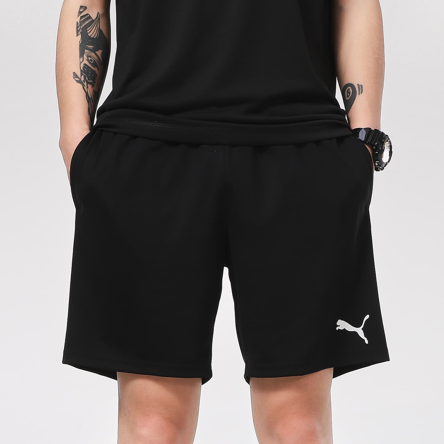Шорты Puma Training Knit Shorts Black - изображение 3