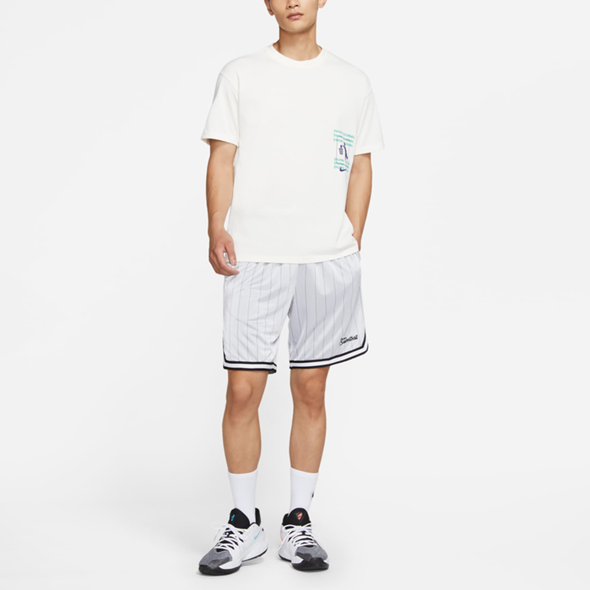 Шорты Nike Shorts Grey White - изображение 3