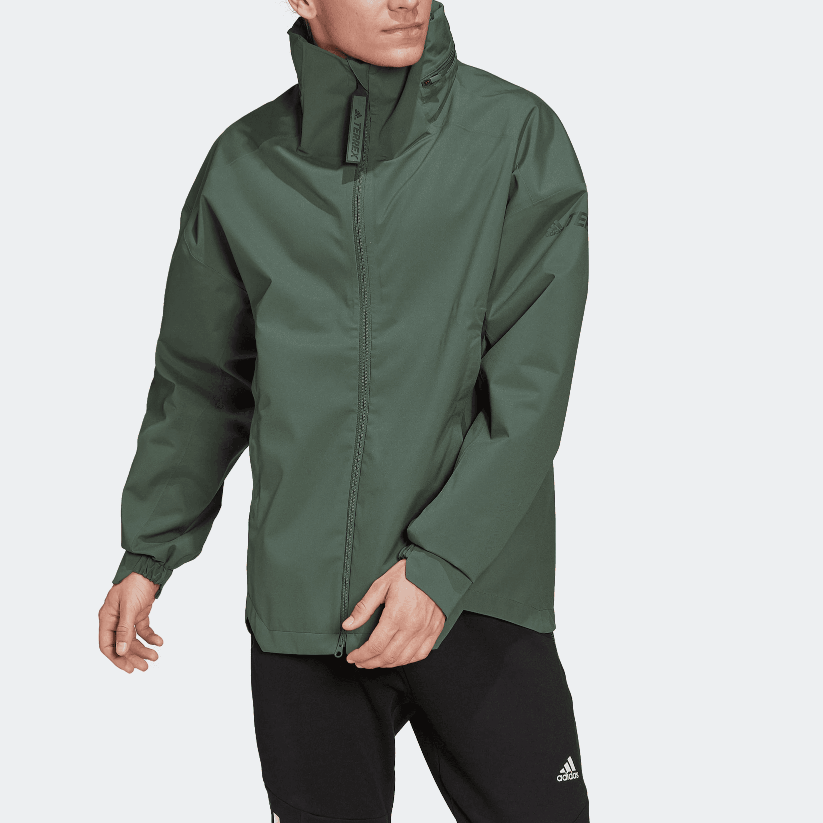 Куртка adidas Terrex Myshelter Jacket Green - изображение 2