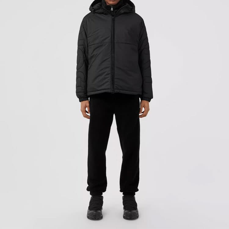Зимняя куртка пуховик Burberry Quilted Hooded Jacket - изображение 2