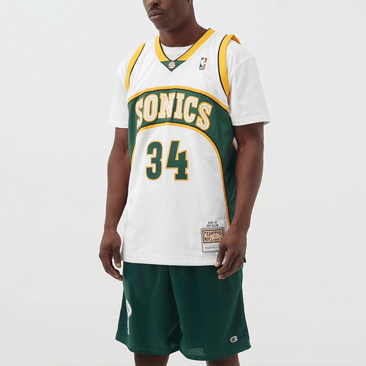 Баскетбольная майка Mitchell Ness NBA SW 06-07 34 - изображение 4