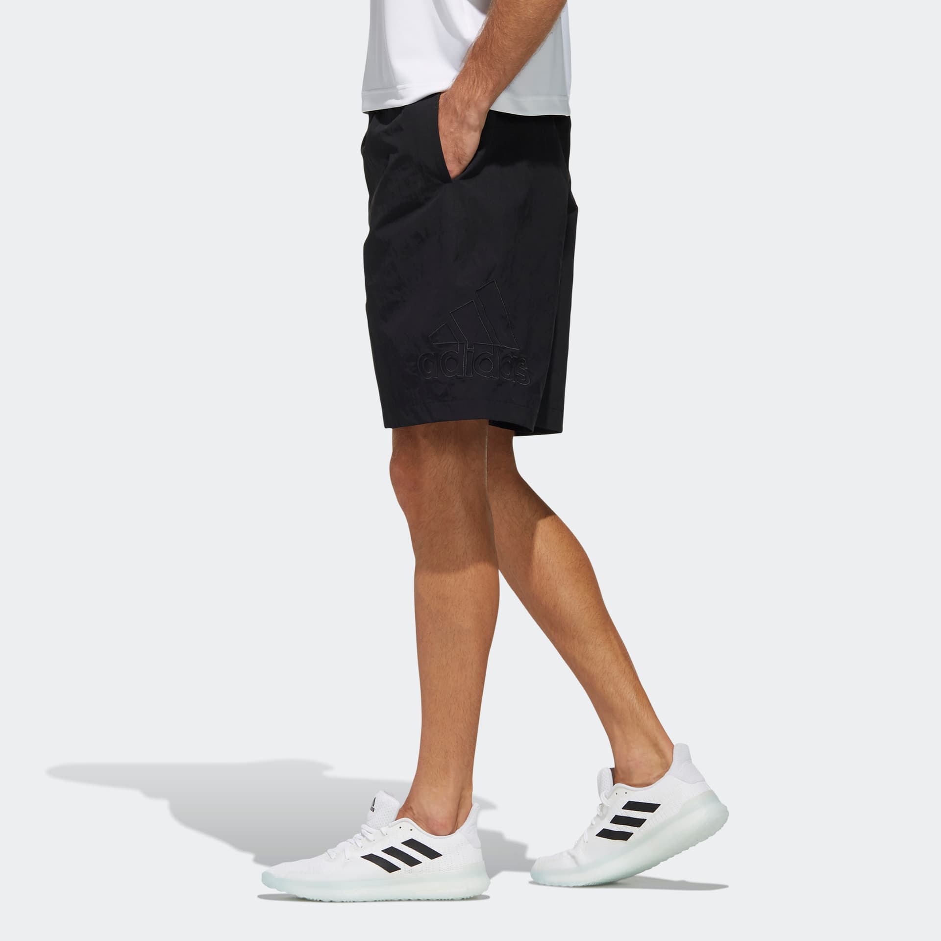 Тренировочные штаны adidas M Mh 3s Wv Sho - изображение 6