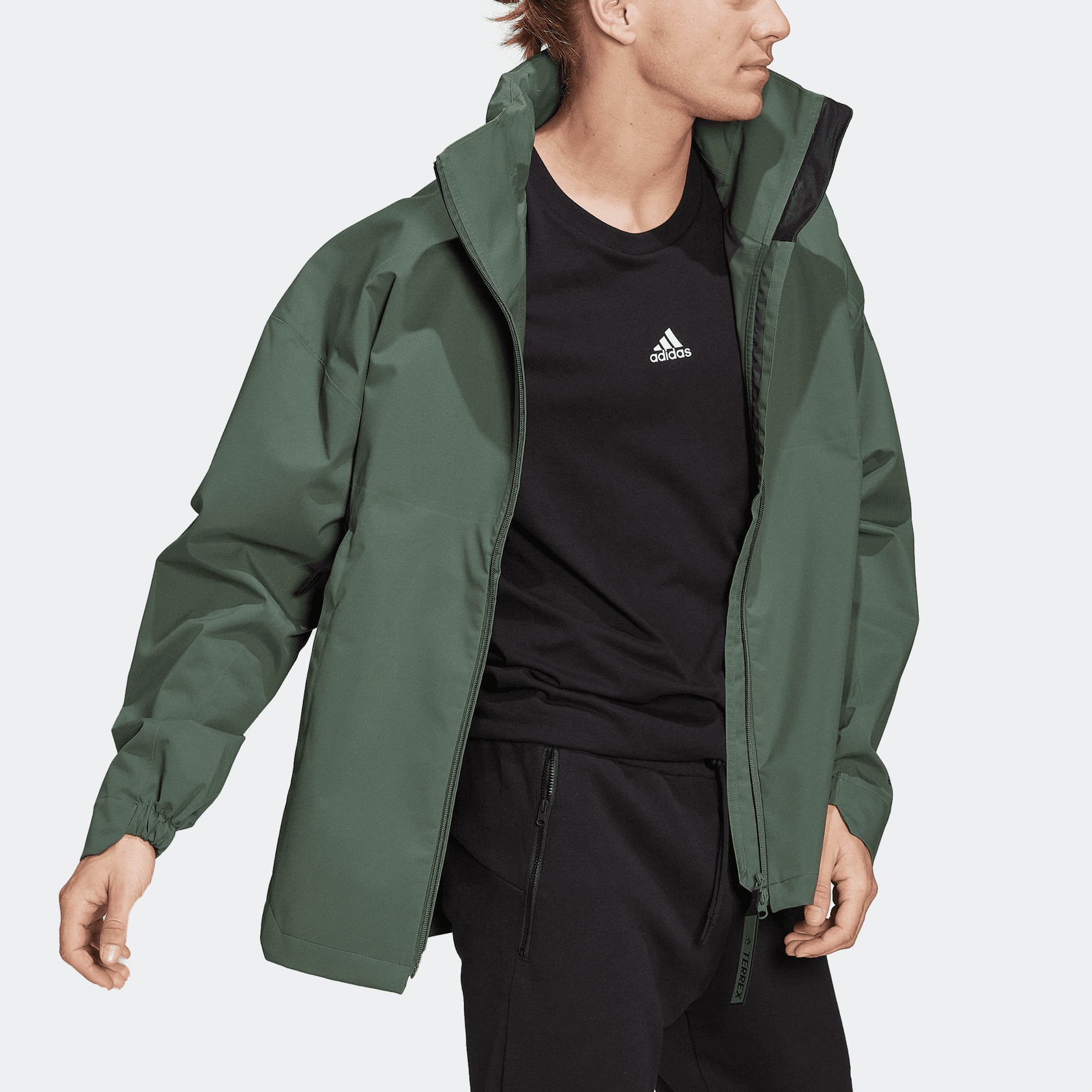 Куртка adidas Terrex Myshelter Jacket Green - изображение 4