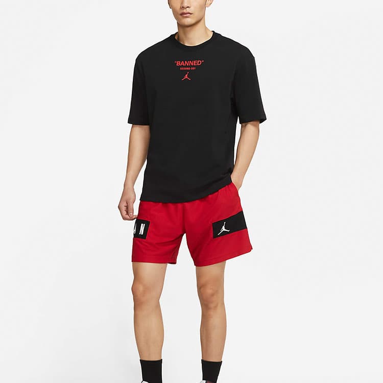 Баскетбольные шорты Jordan Dri-Fit Basketball Shorts Red - изображение 6
