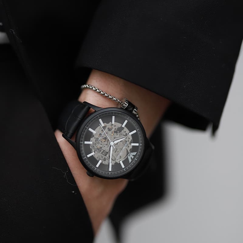 Механические часы EMPORIO ARMANI 43mm AR60042 - изображение 8