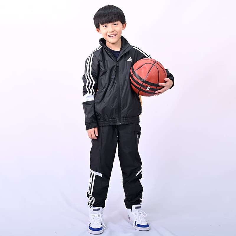 adidas Colorblock Logo Tracksuit Kids Black - изображение 4