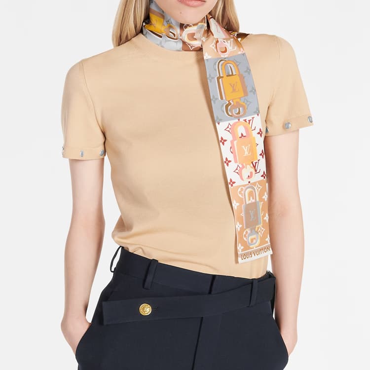 Повязка на голову Louis Vuitton LV Unlocked Headband - изображение 3