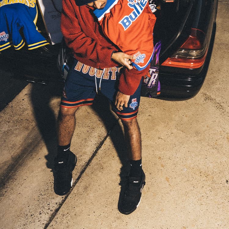 Баскетбольные шорты Mitchell Ness x Just Don Logo 1993-94 - изображение 3