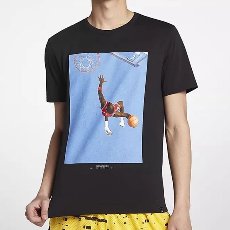 Футболка Air Jordan Slamdunk Black - изображение 5