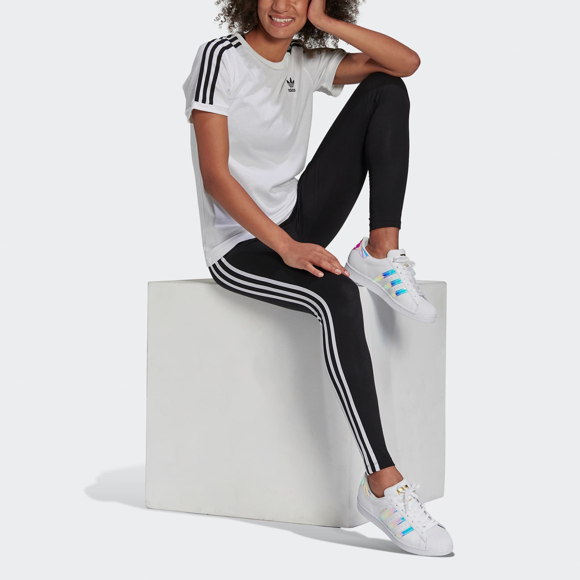 Штаны adidas originals 3 Stripes Tight - изображение 4