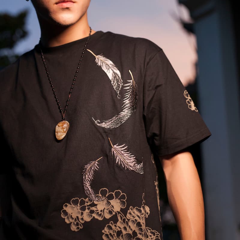 Футболка Sansheng Loose Fit Embroidered T-Shirt - изображение 3