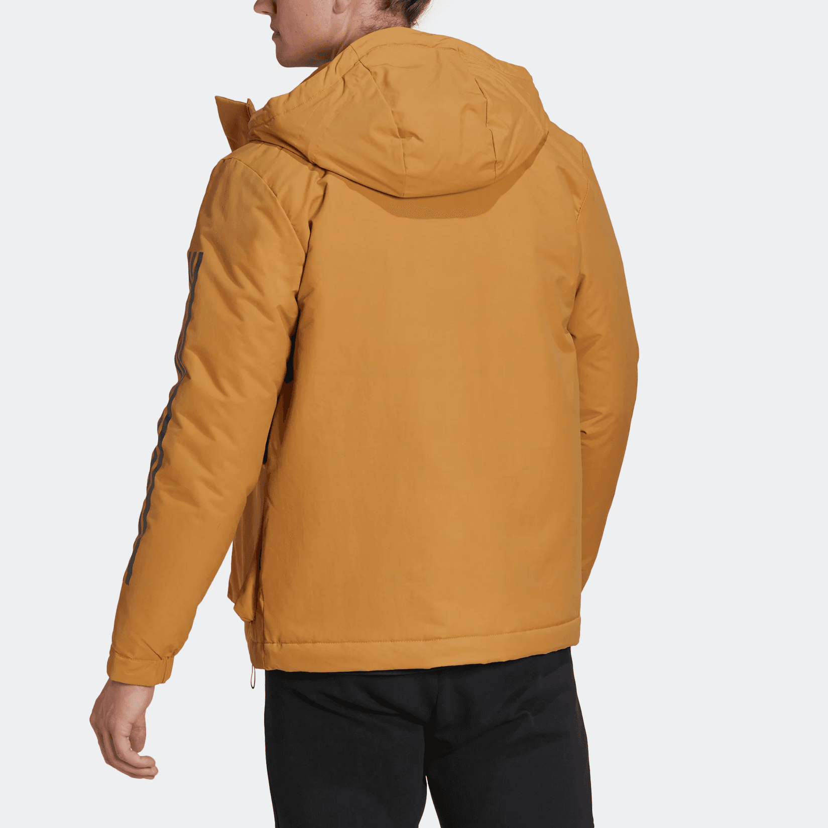 Зимняя куртка пуховик adidas Hooded Jacket Logo - изображение 3