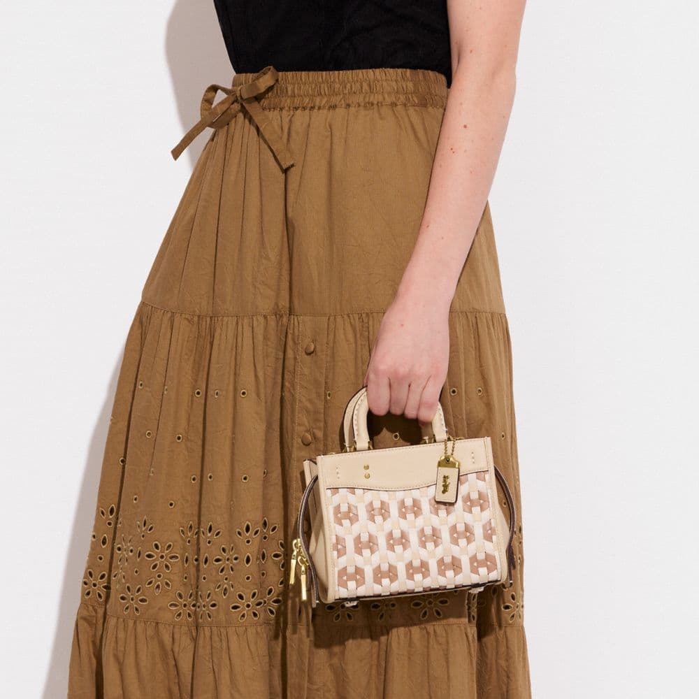 Сумка Coach Rogue 17 Small Cream - изображение 5