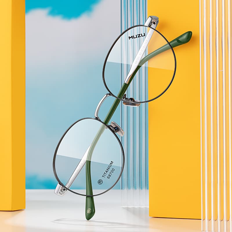 Оправа MUZU Round Frame Eyeglasses - изображение 5