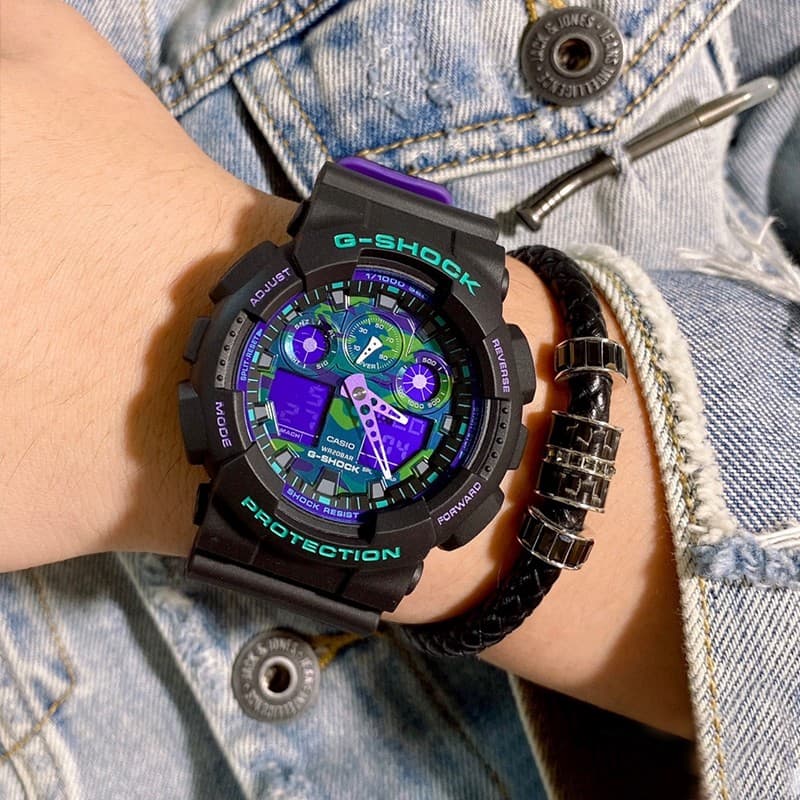 Часы Casio G-Shock GA-100BL-1A & Baby-G BA-110TM-7A - изображение 4