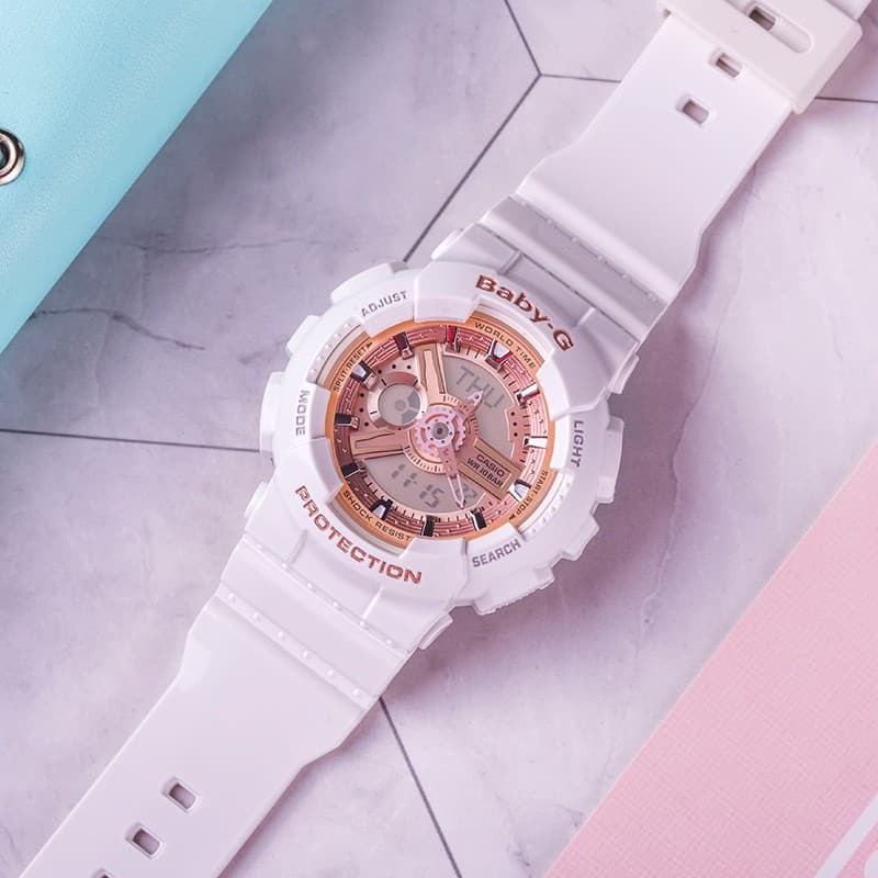 Часы Casio G-Shock GA-110-1B + Baby-G BA-110-7A1 - изображение 10