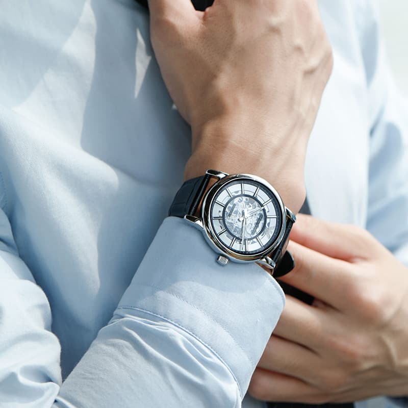 Механические часы EMPORIO ARMANI 43mm AR1981 - изображение 7