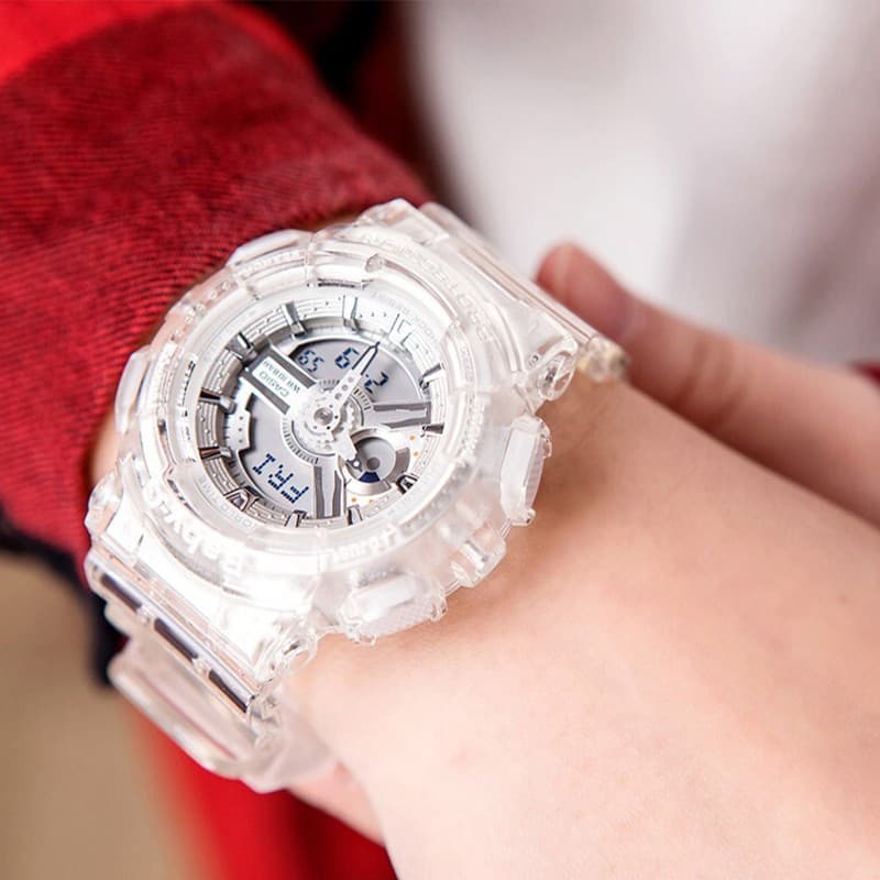 Часы CASIO G-SHOCK BABY-G 200 55*51.2mm GA-110CR-7A+BA-110CR-7A - изображение 3