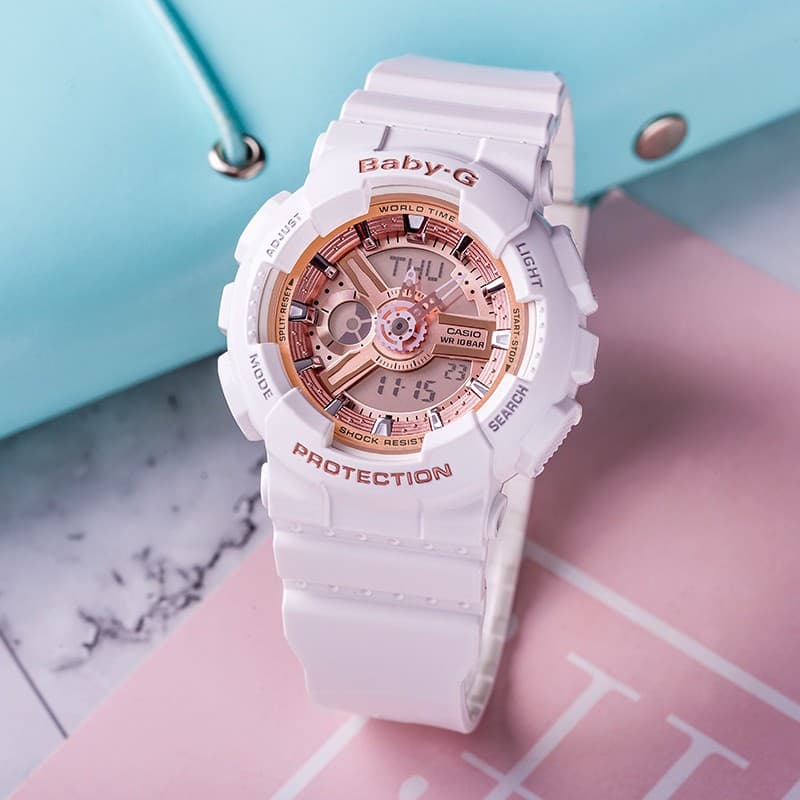 Часы Casio G-Shock GA-110-1B + Baby-G BA-110-7A1 - изображение 11