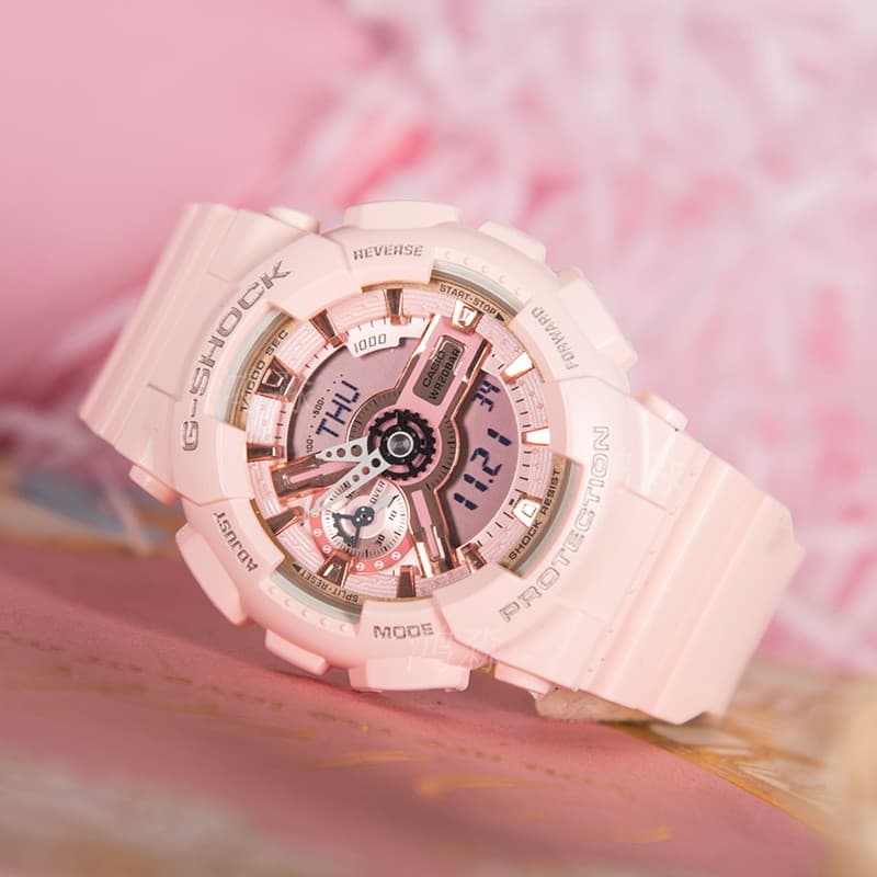 Часы CASIO G-SHOCK GA-100CF-1A9+GMA-S110MP-4A1 - изображение 2