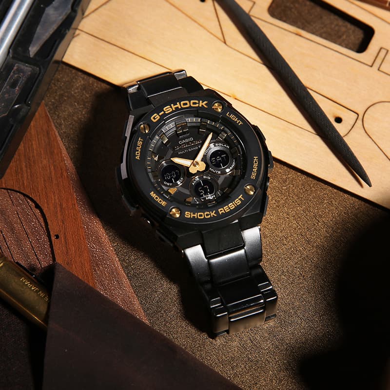 Часы CASIO G-STEELG-SHOCK GST-W300BD-1APR - изображение 4