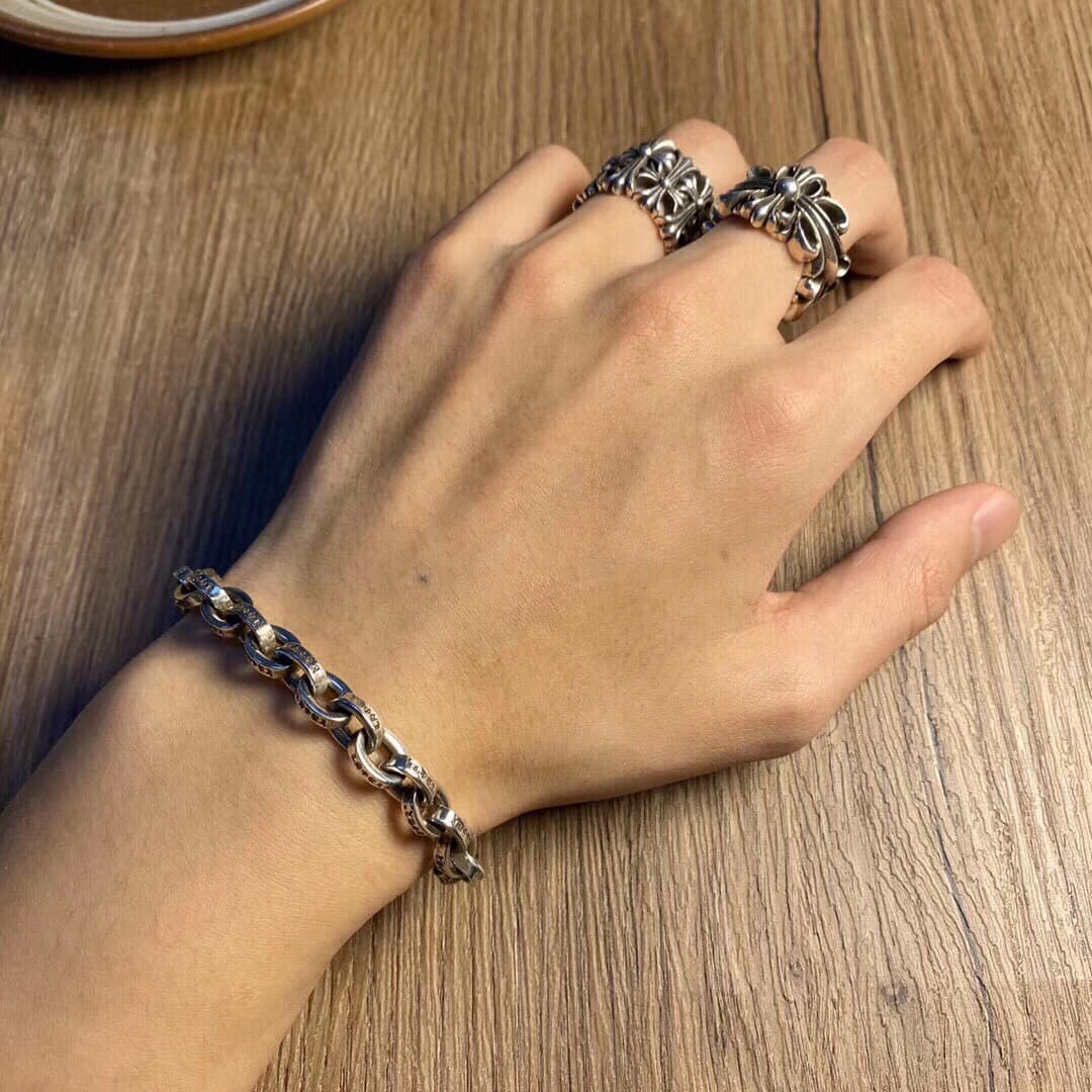 Браслет Chrome Hearts Vintage 925 Silver Bracelet - изображение 3